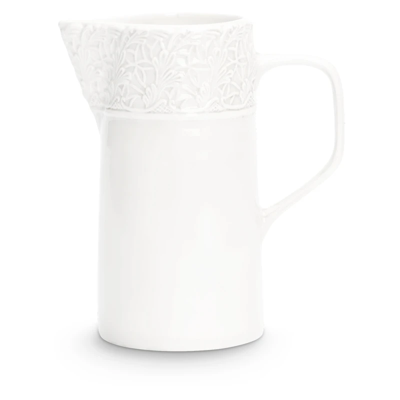 Lace Pitcher 1,2 L, White