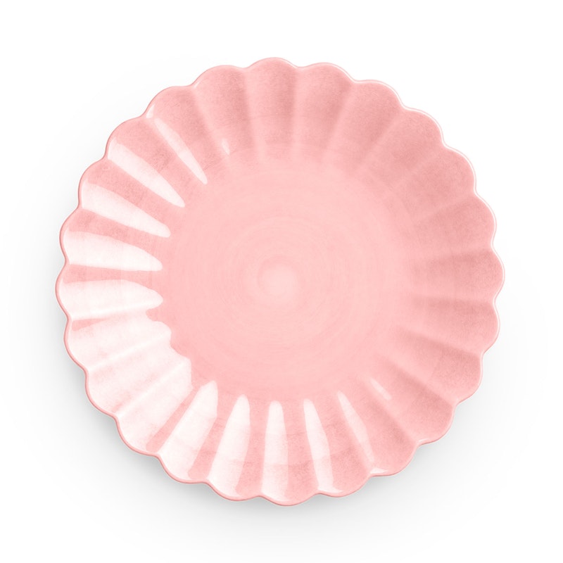 Oyster Plate, Light pink, 20 cm