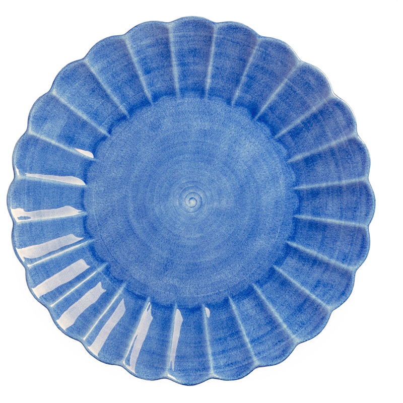 Oyster Dish 42 cm, Light Blue