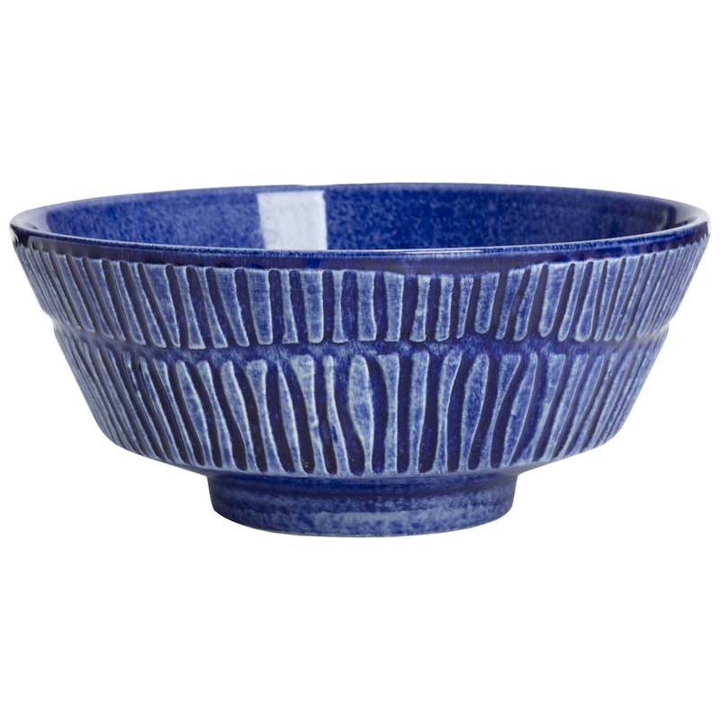 Stripes Bowl 50 cl, Blue