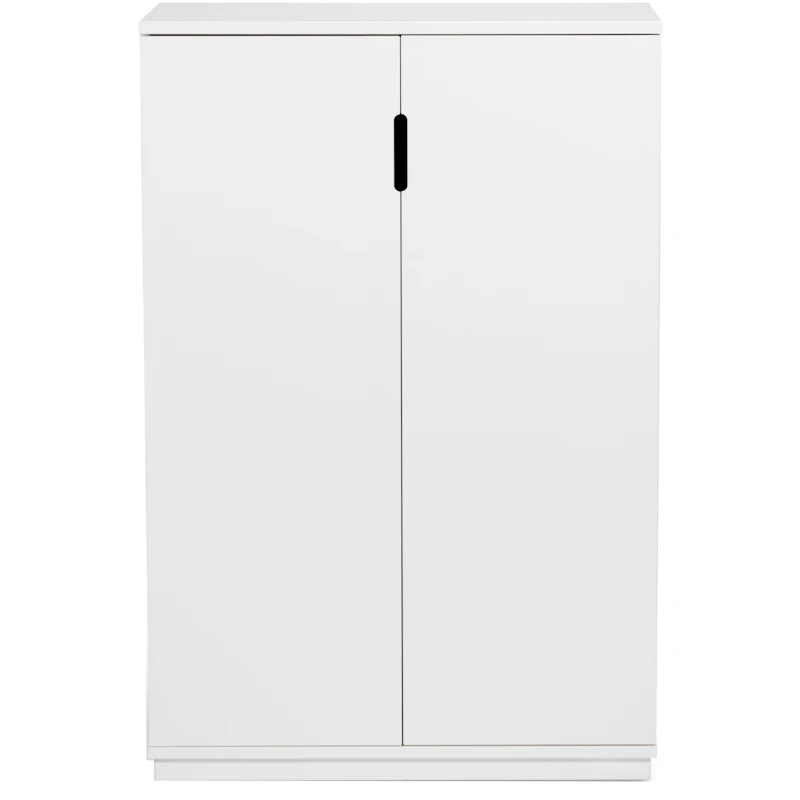Aoko Cabinet White, Covered Doors