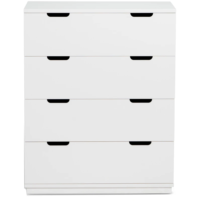 Aoko Chest Of Drawers With 4 Drawers, White