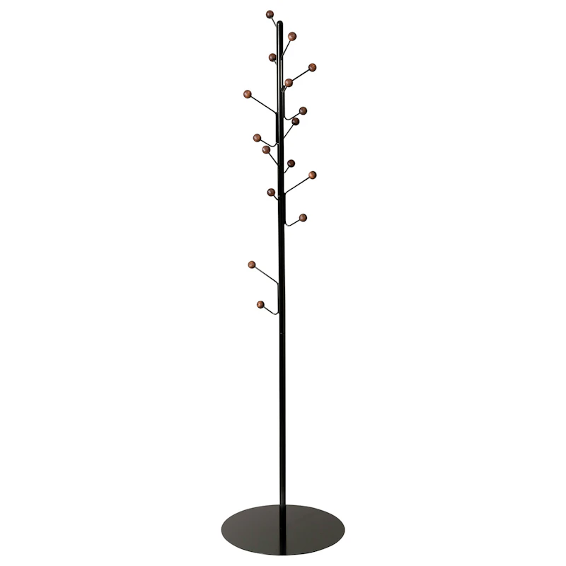 Bill Coat Rack Floor, Brown / Black