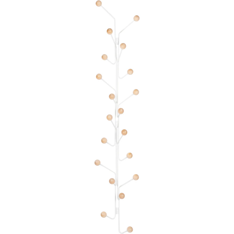 Bill Coat Rack Vertical, White / Birch
