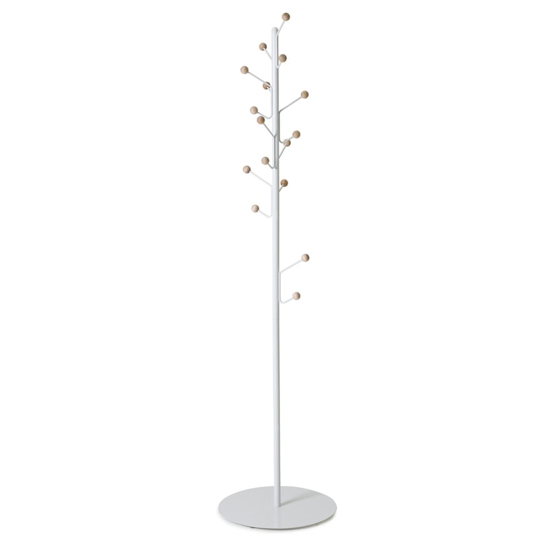 Bill Coat Rack Floor, White