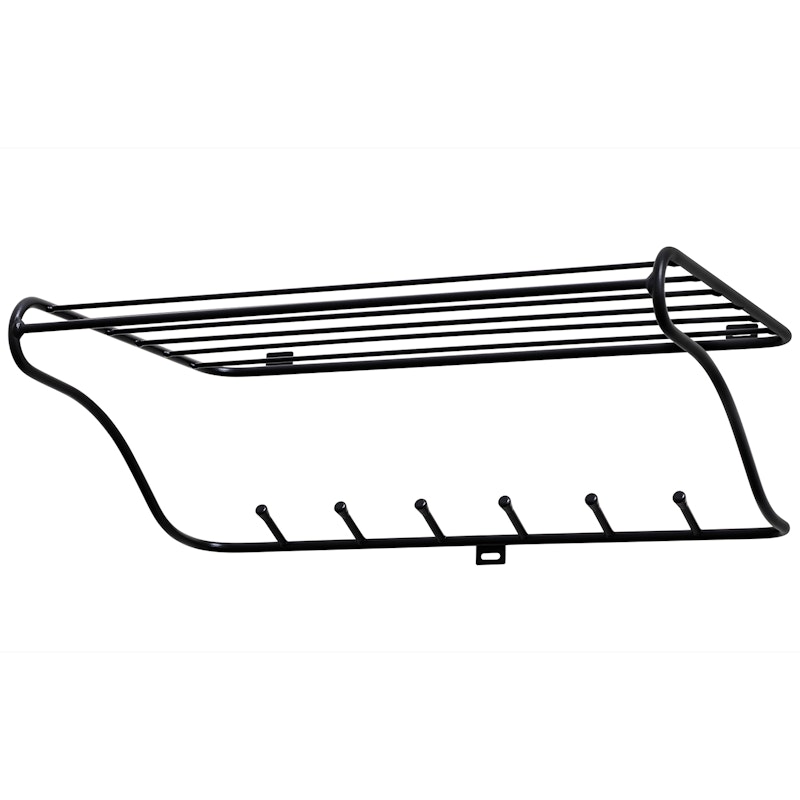 Hat Rack Hutablage, Schwarz