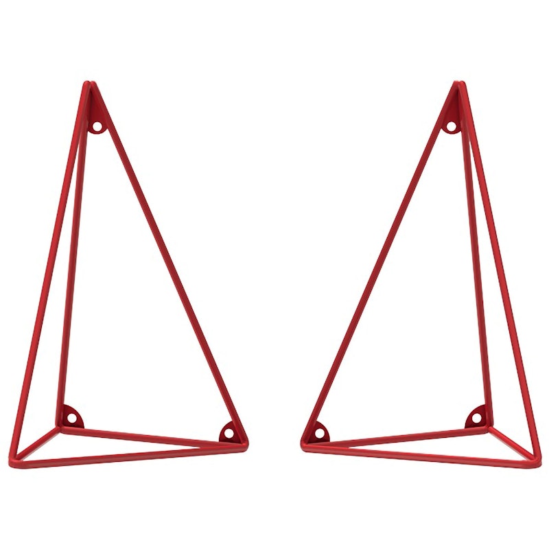 Pythagoras Konsole 2er-Set, Rot