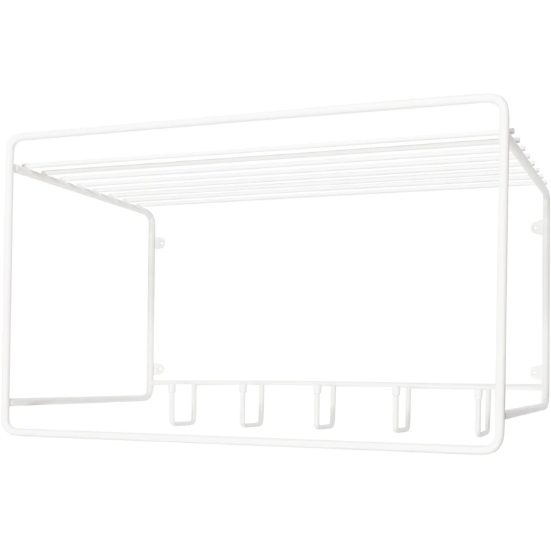 Uptown Hat Rack, White