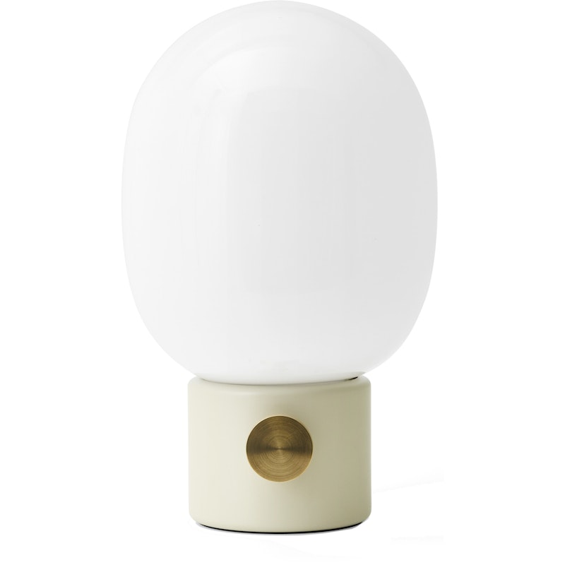 JWDA Tischlampe, Alabaster White / Messing