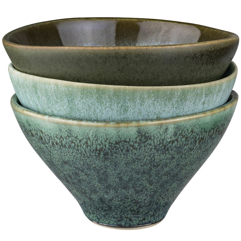 Elements Bowl Ø12 cm 3-pack, Green