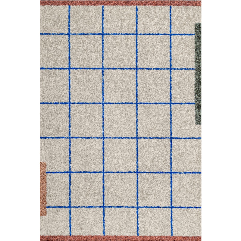 Network Plastic Rug Sand, 55x80 cm
