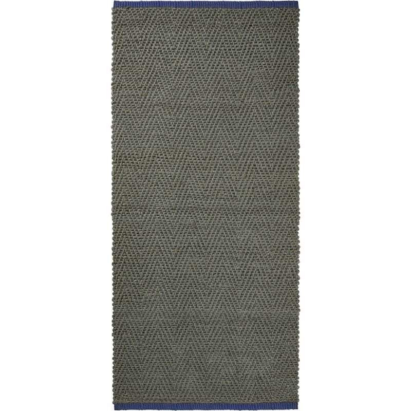 Notes Rug 70x150 cm, Olive Green