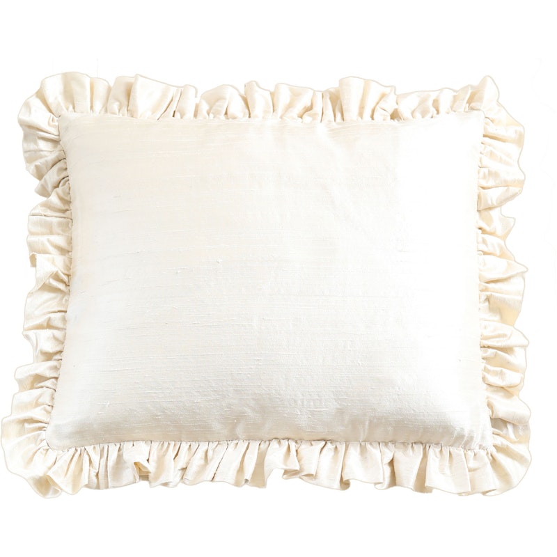 Ruffle Kissen 50x60 cm, Creme