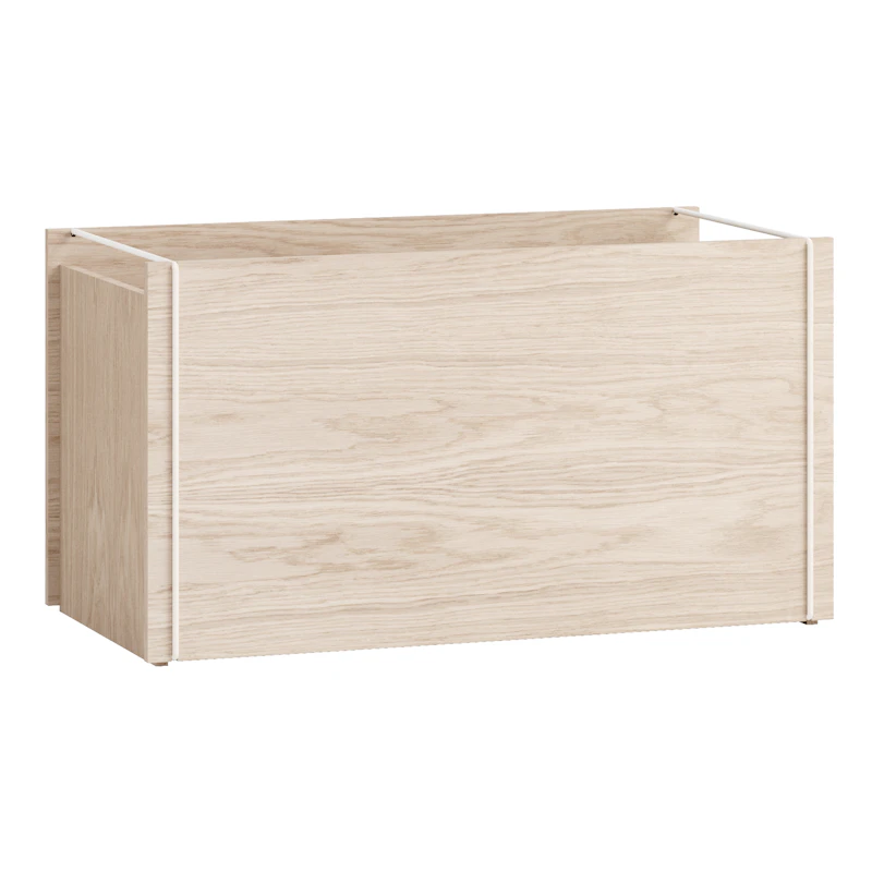 Storage Box 30x60 cm, White / Warm Grey
