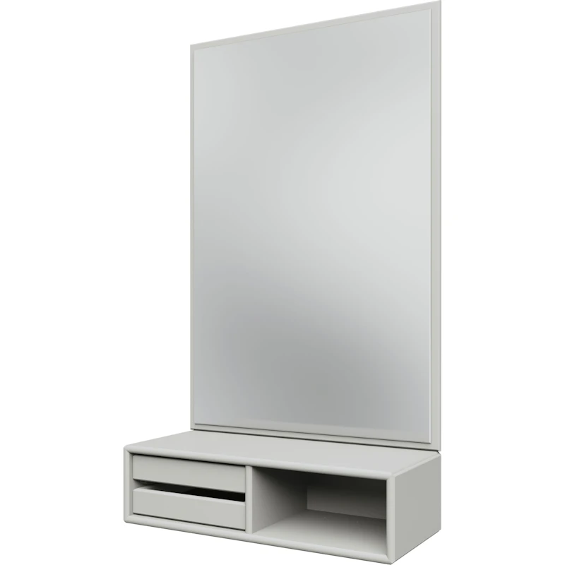 Glance Wall Mirror With Shelf, Nordic