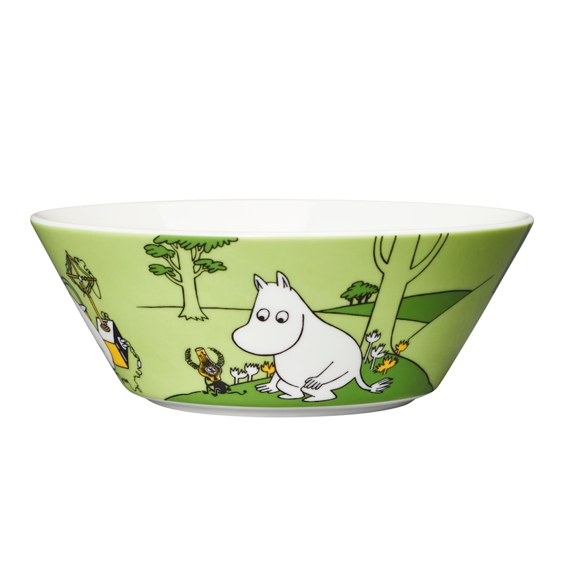 Moomin bowl 15 cm Moomintroll grass-green