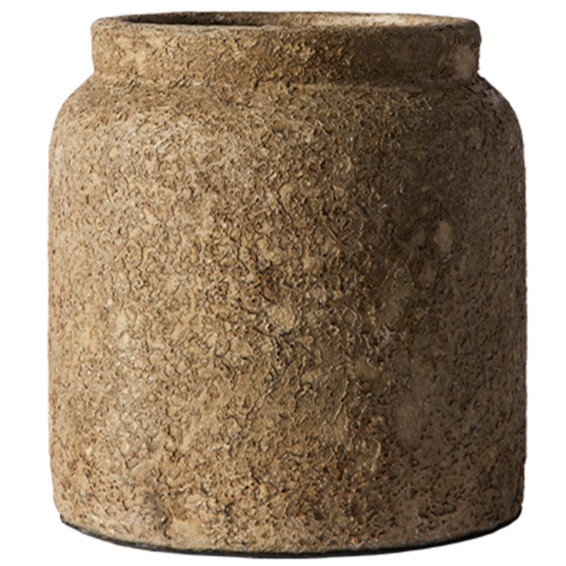 Luna Decorative Pot Beige, 28 cm