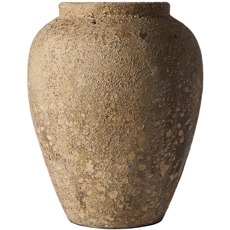 Luna Decorative Pot Beige, 38 cm