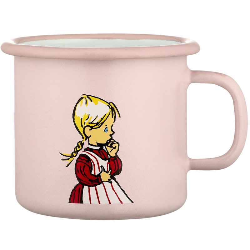 Emil Enamel Mug Ida 25 cl, Pink