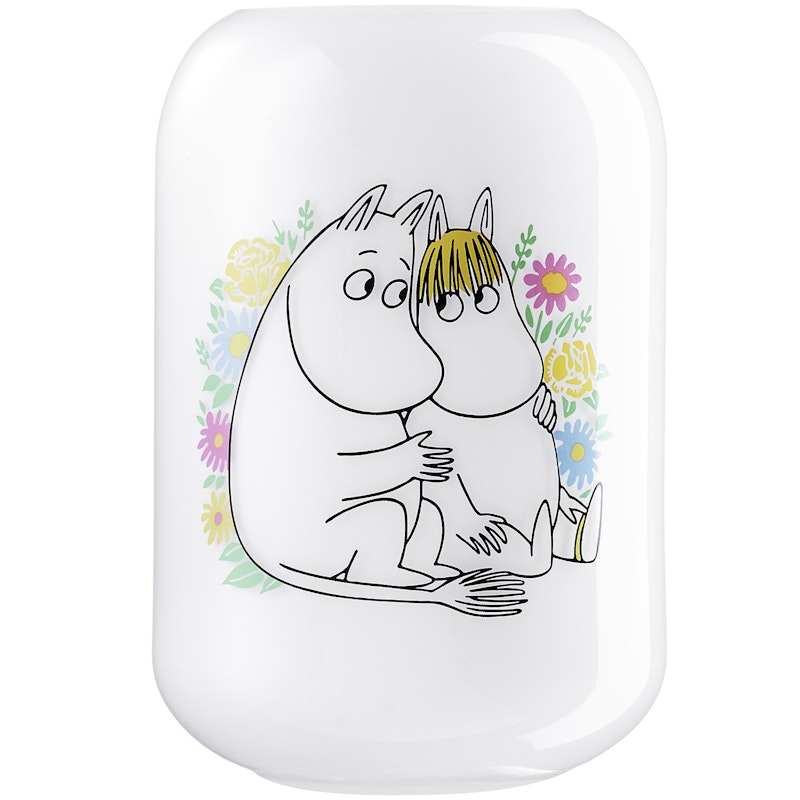 Moomin Flowers Vase 19 cm, White