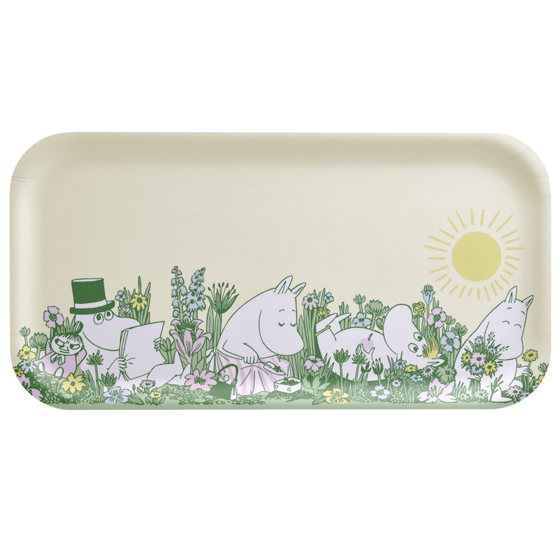 Moomin In the garden 22x43 cm Tray