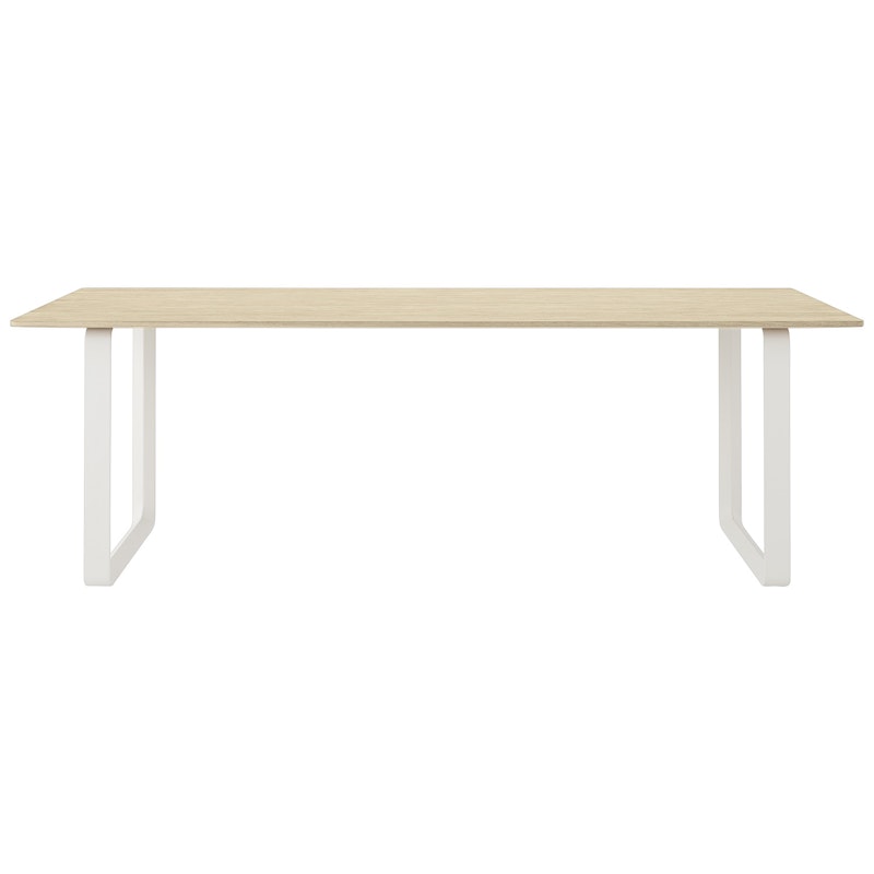 70/70 Tisch 90x225 cm, Eichenfurnier / Weiß