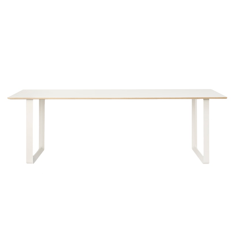 70/70 Tisch 108x255 cm, Eichenfurnier / Weiß