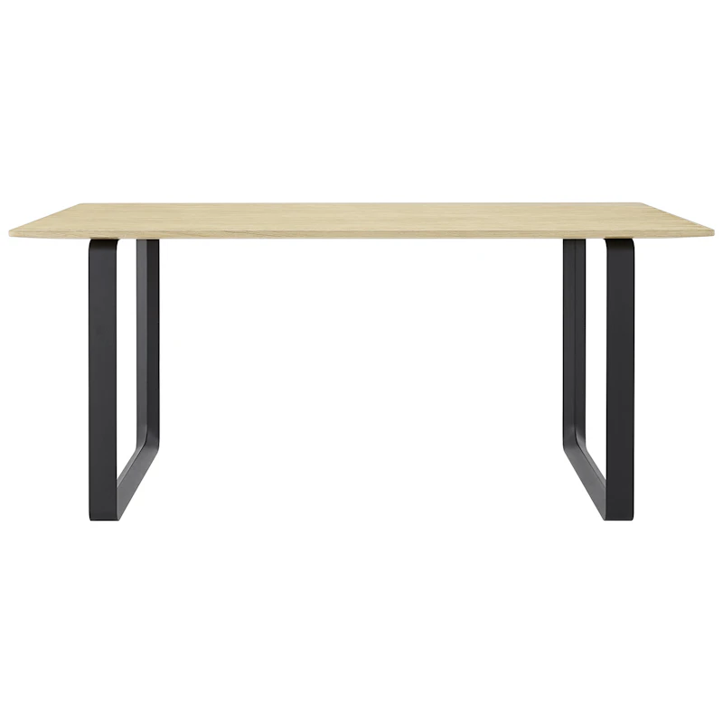 70/70 Table 85x170 cm, Solid Oak / Black