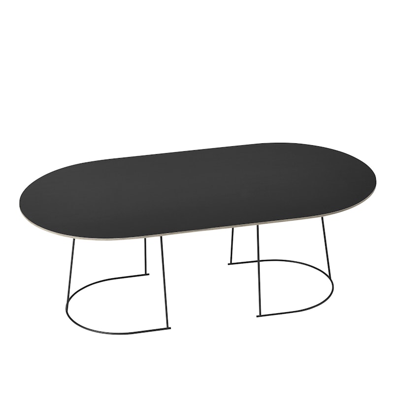 Airy Nano Coffee table L, Black