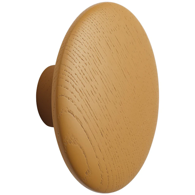 Dots Hook Wood Ø13 cm, Burnt Orange