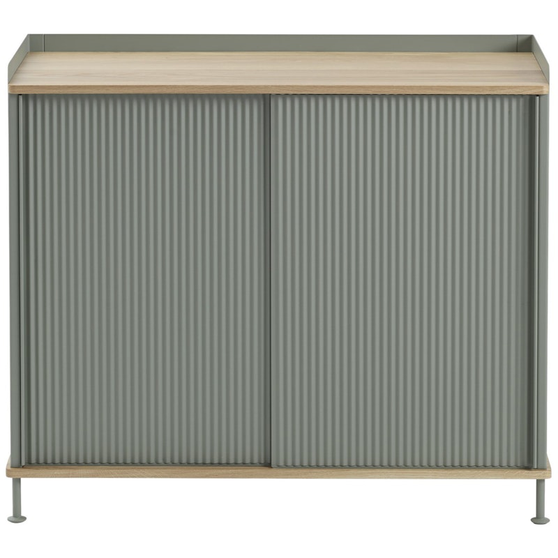 Enfold Sideboard 45x100 cm, Eiche Geölt / Dusty Green