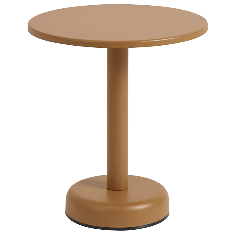 Linear Coffee Table Steel Ø42x47 cm, Burnt Orange