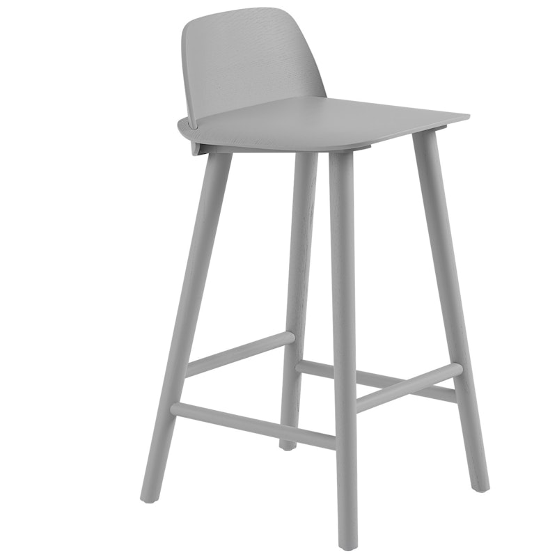 Nerd Bar Stool 65 cm, Grey