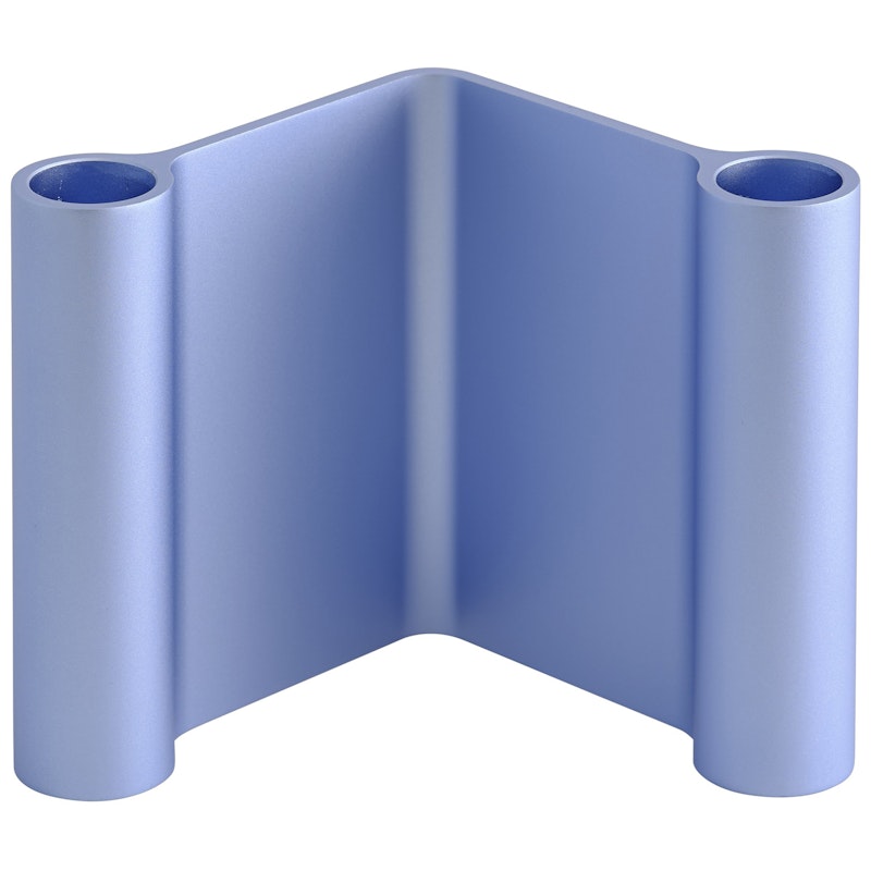 Pair Candle Holder 11 cm, Light Blue