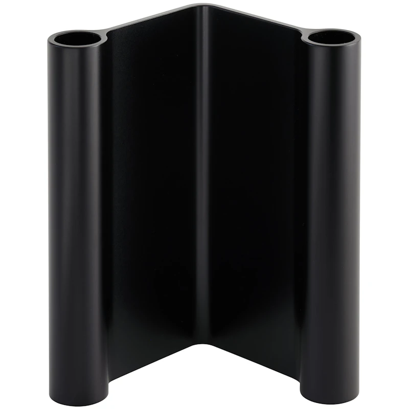 Pair Candle Holder 18 cm, Black