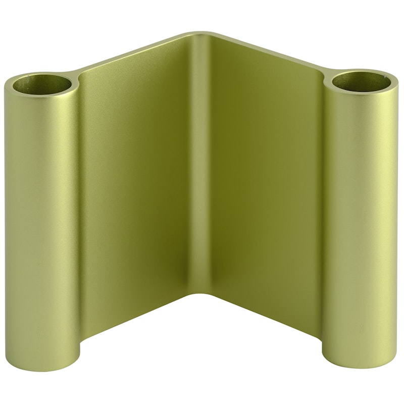 Pair Candle Holder 11 cm, Green