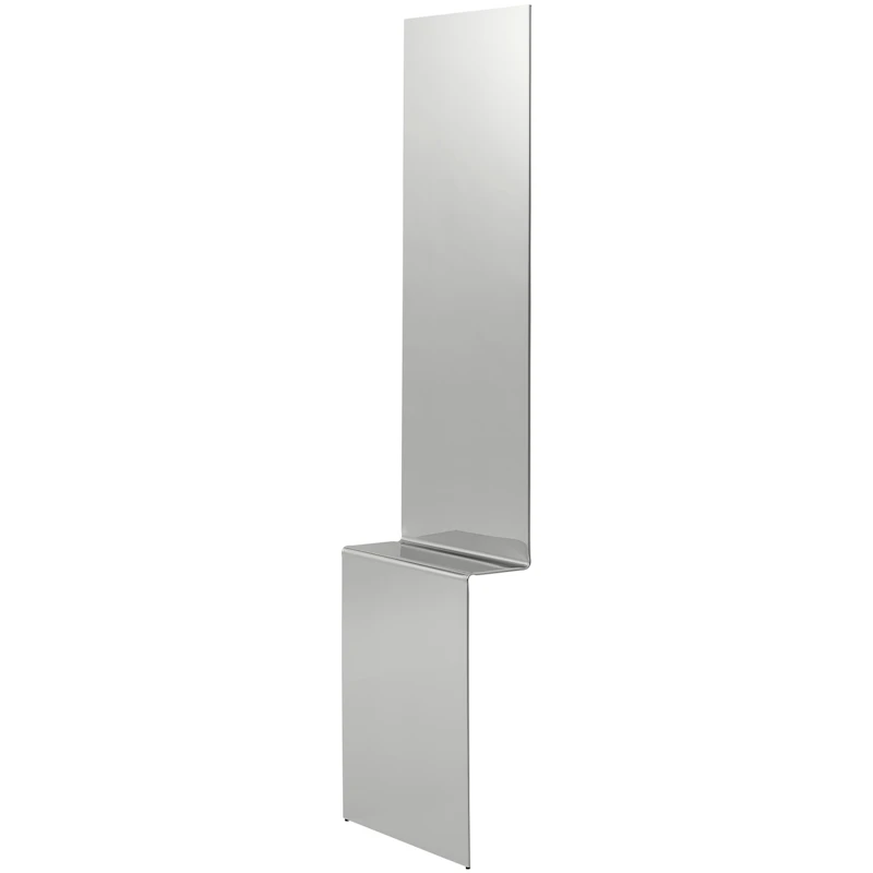 Pleat Mirror 60x230 cm, Stainless Steel