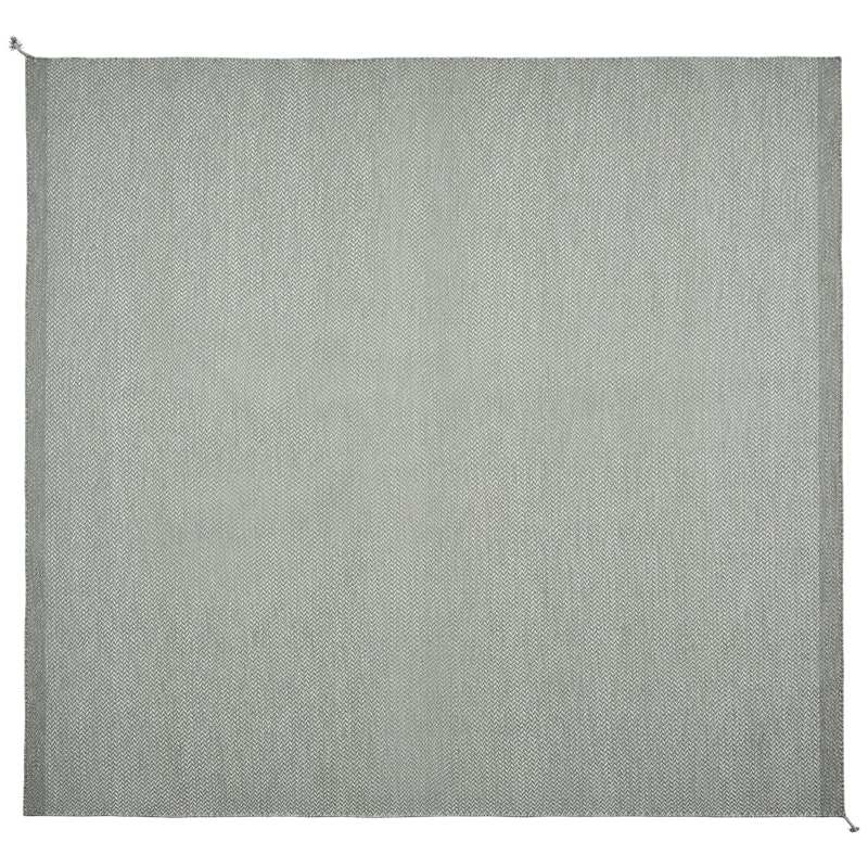 Ply Wollteppich 280x280 cm, Grau