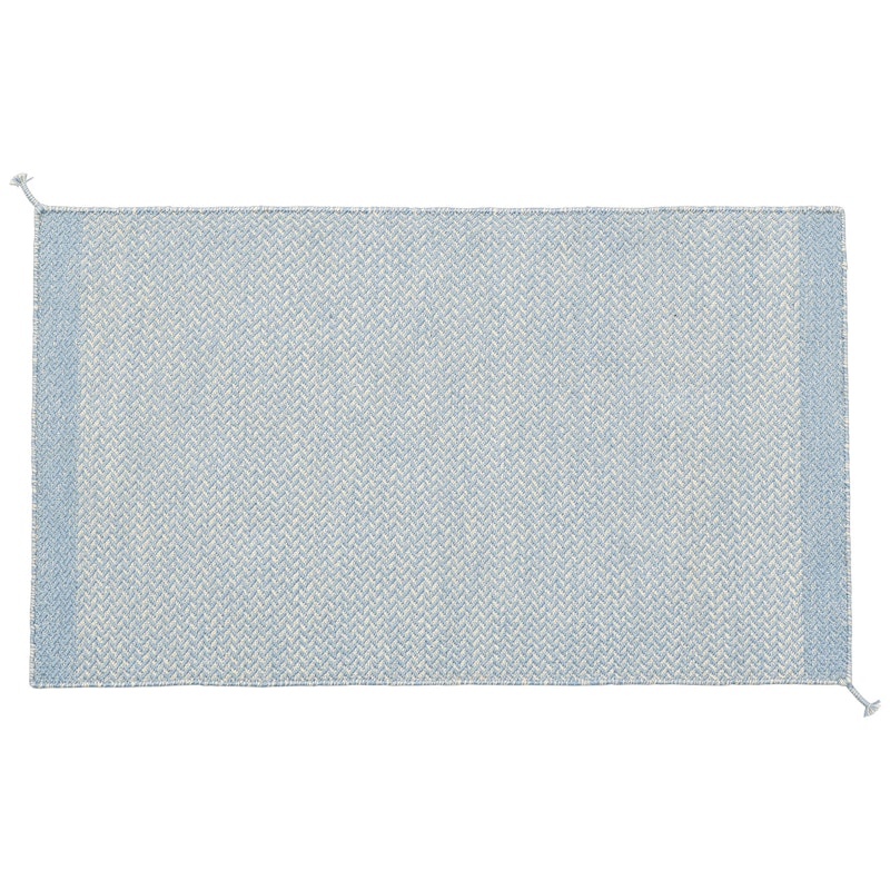 Ply Teppich Recycelter Polyester Hellblau, 85x140 cm