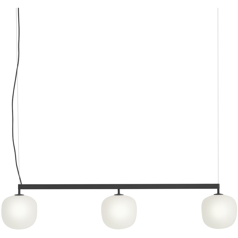 Rime Pendant Lamp With Rail, Black