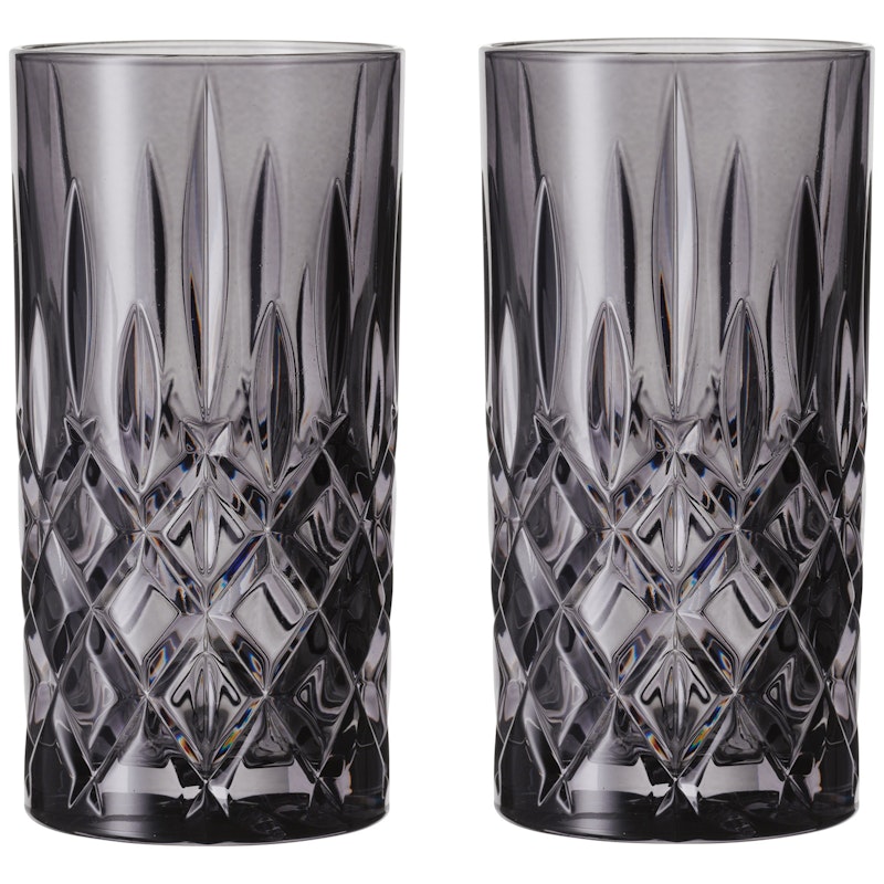 Noblesse Longdrink-Glas 37 cl 2-er Set, Smoke