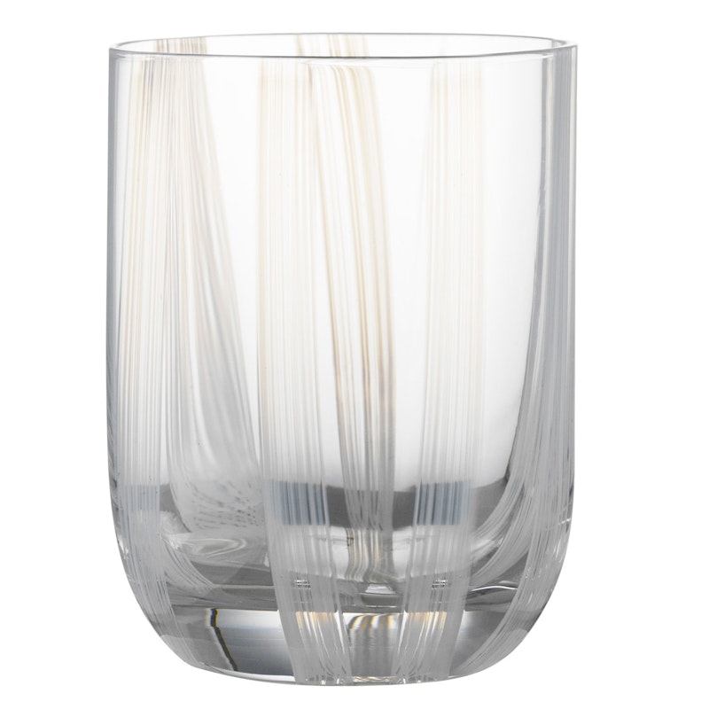 Stripe Glass, 39 cl Glas Weiß