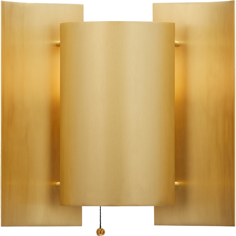 Butterfly Wall Lamp, Brushed Brass