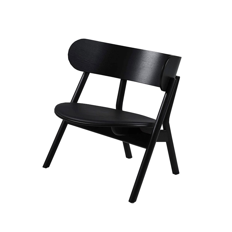 Oaki Lounge Stuhl, Schwarz