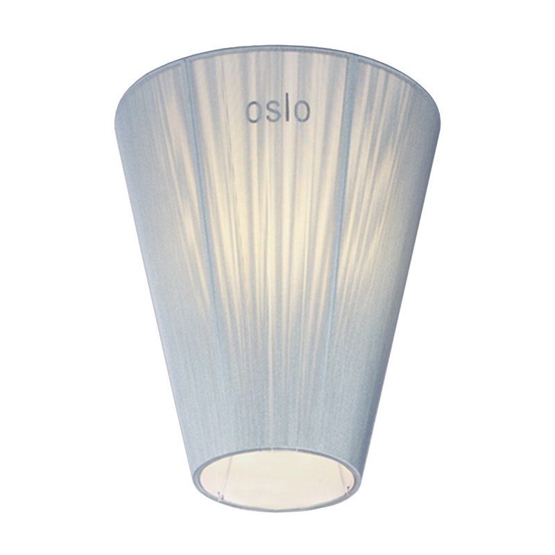 Oslo Wood Shade, Light Blue