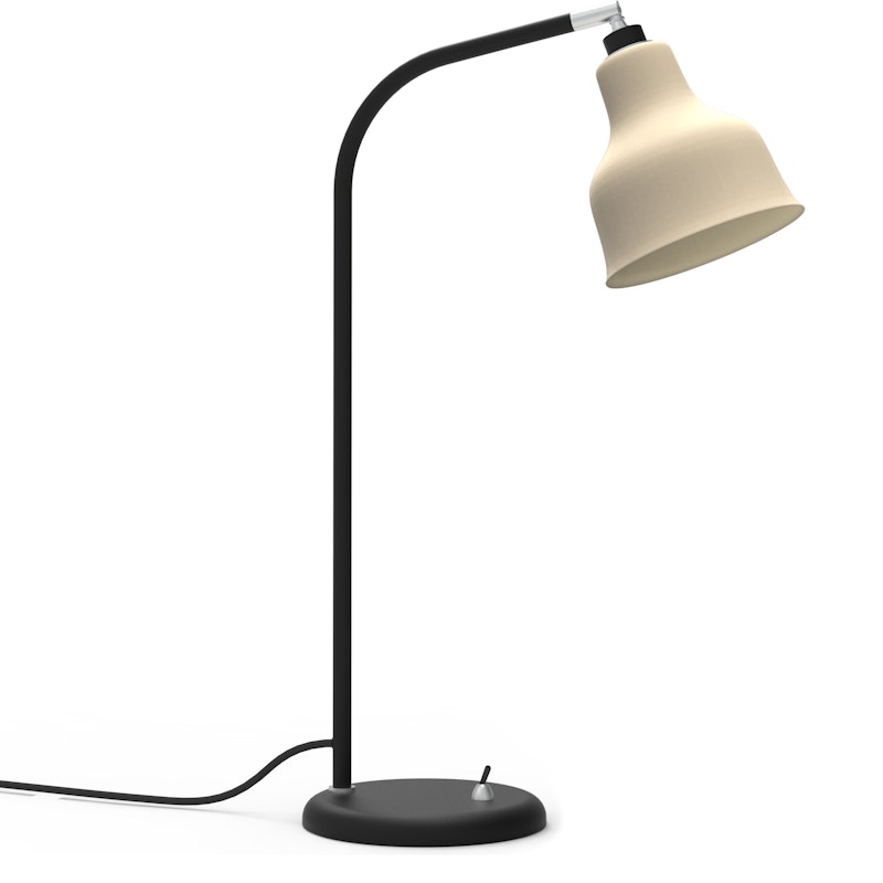 Avra Tischlampe, Schwarz / Creme