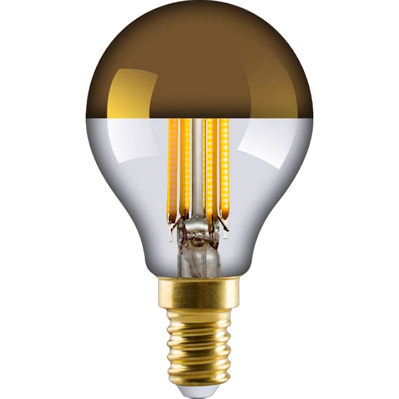 LED Lichtquelle E14 4W 470lm 2700K Dimmbar, Gold