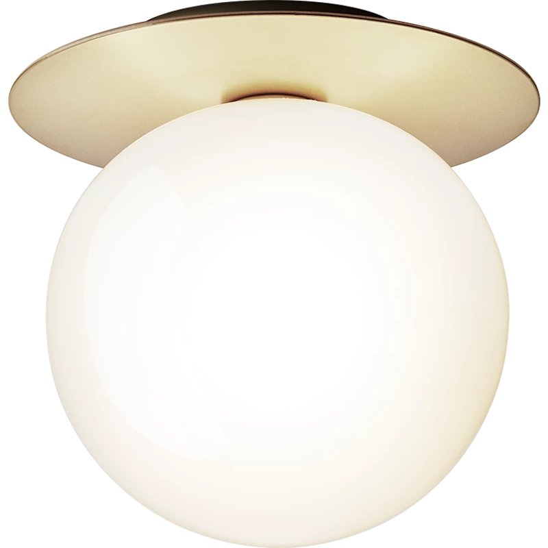 Liila 1 Wand- Und Deckenlampe 255 mm, Nordic Gold / Opal