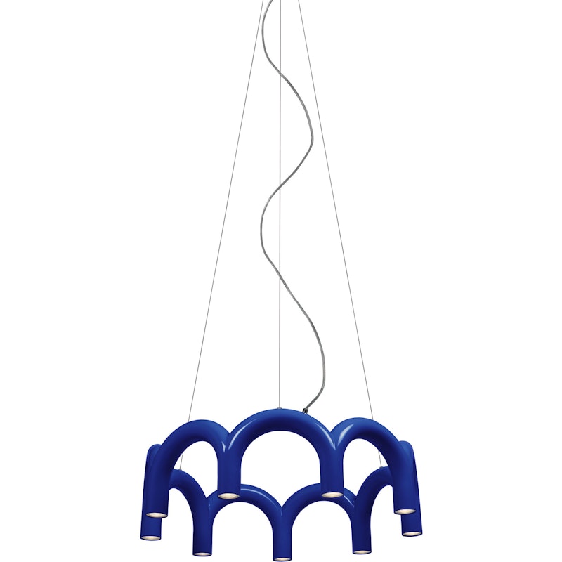 Arch Circle Hängelampe 76 cm, Blau