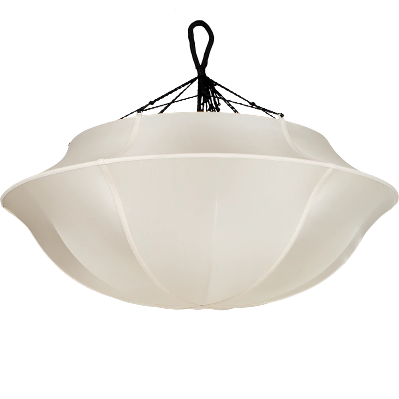 Indochina Lampshade Umbrella, Raw White